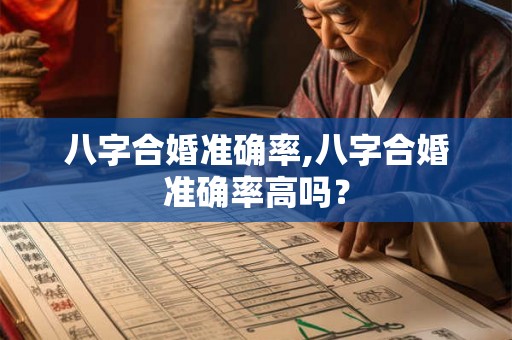 八字合婚准确率,八字合婚准确率高吗？