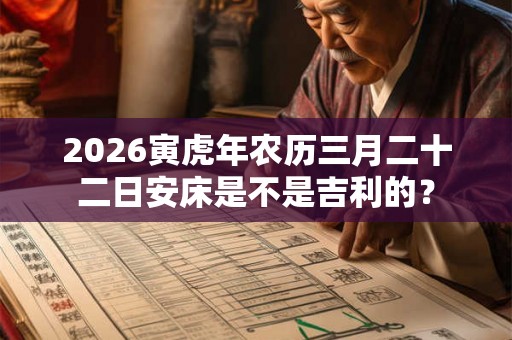 2026寅虎年农历三月二十二日安床是不是吉利的？