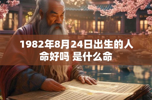 1982年8月24日出生的人命好吗 是什么命