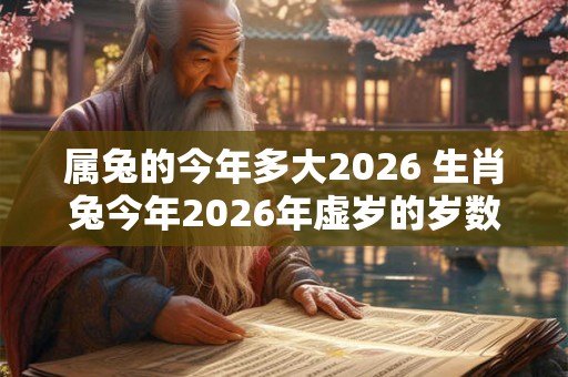 属兔的今年多大2026 生肖兔今年2026年虚岁的岁数