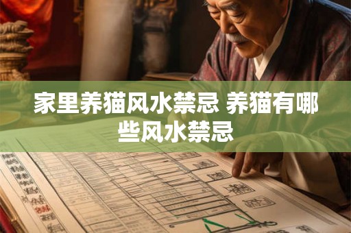 家里养猫风水禁忌 养猫有哪些风水禁忌 家里养猫风水禁忌 养猫有哪些风水禁忌