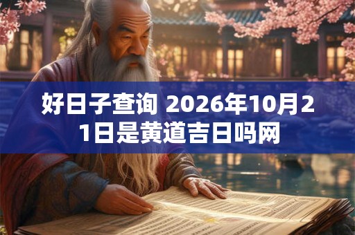 好日子查询 2026年10月21日是黄道吉日吗网 好日子查询 2026年10月21日是黄道吉日吗网