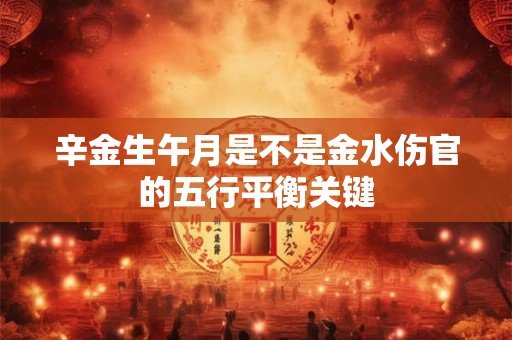 辛金生午月是不是金水伤官的五行平衡关键 辛金生午月是不是金水伤官的五行平衡关键