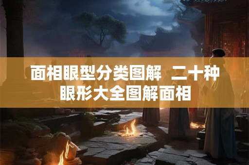 面相眼型分类图解  二十种眼形大全图解面相