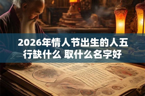 2026年情人节出生的人五行缺什么 取什么名字好