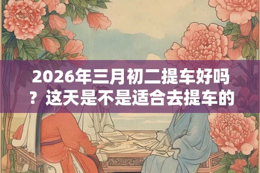 2026年三月初二提车好吗？这天是不是适合去提车的日子？