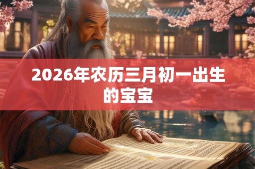 2026年农历三月初一出生的宝宝 2026年农历三月初一出生的宝宝