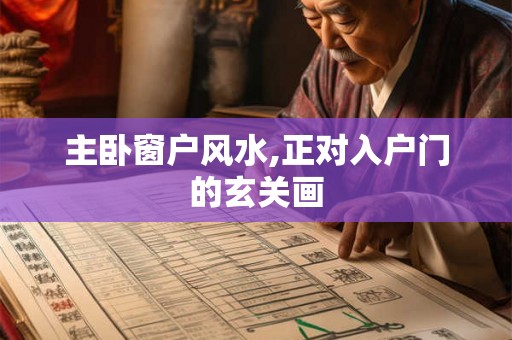 主卧窗户风水,正对入户门的玄关画