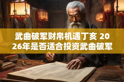 武曲破军财帛机遇丁亥 2026年是否适合投资武曲破军财帛