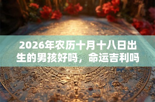 2026年农历十月十八日出生的男孩好吗，命运吉利吗？