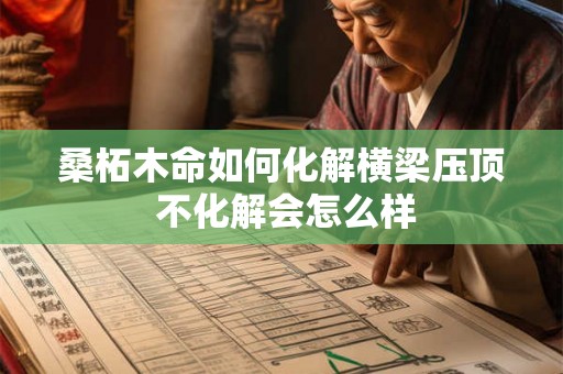 桑柘木命如何化解横梁压顶 不化解会怎么样