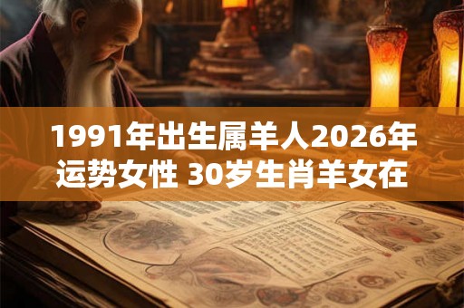 1991年出生属羊人2026年运势女性 30岁生肖羊女在2026年运气如何