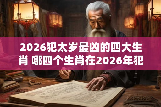 2026犯太岁最凶的四大生肖 哪四个生肖在2026年犯太岁最凶