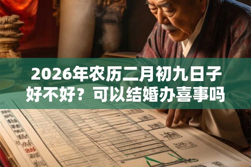 2026年农历二月初九日子好不好？可以结婚办喜事吗？