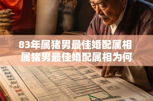 83年属猪男最佳婚配属相 属猪男最佳婚配属相为何