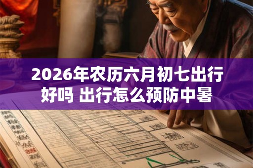 2026年农历六月初七出行好吗 出行怎么预防中暑 2026年农历六月初七出行好吗 出行怎么预防中暑