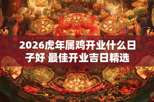 2026虎年属鸡开业什么日子好 最佳开业吉日精选