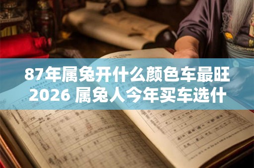 87年属兔开什么颜色车最旺2026 属兔人今年买车选什么颜色好