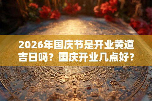 2026年国庆节是开业黄道吉日吗？国庆开业几点好？
