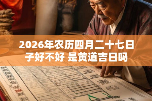 2026年农历四月二十七日子好不好 是黄道吉日吗