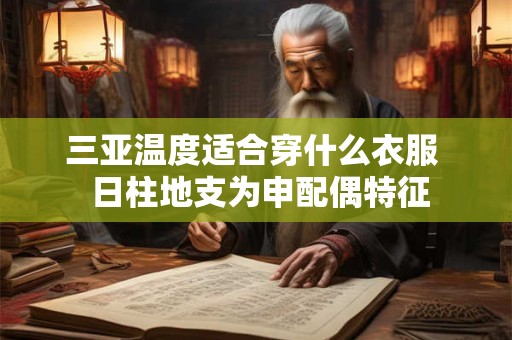 三亚温度适合穿什么衣服 日柱地支为申配偶特征 三亚温度适合穿什么衣服 日柱地支为申配偶特征