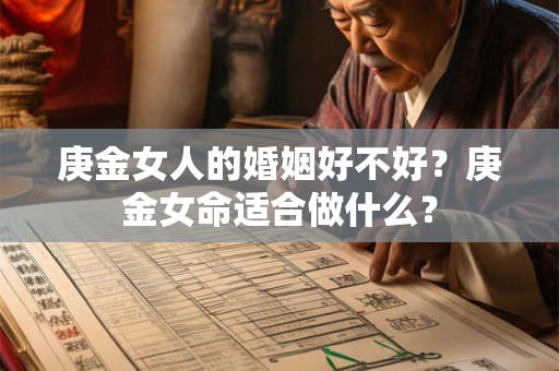 庚金女人的婚姻好不好？庚金女命适合做什么？