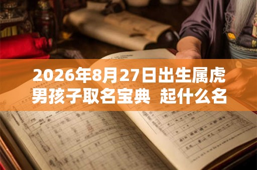 2026年8月27日出生属虎男孩子取名宝典  起什么名字寓意好