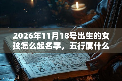 2026年11月18号出生的女孩怎么起名字，五行属什么