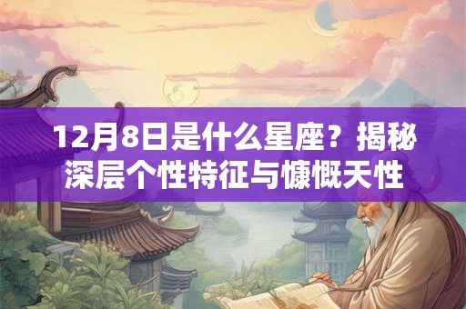 12月8日是什么星座？揭秘深层个性特征与慷慨天性