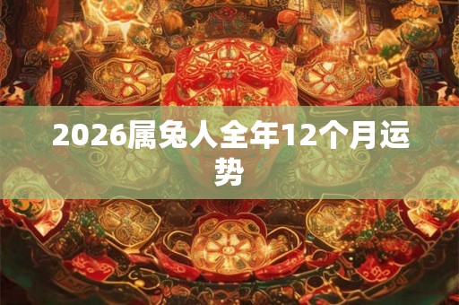 2026属兔人全年12个月运势 2026属兔人全年12个月运势