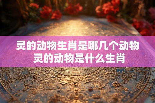 灵的动物生肖是哪几个动物 灵的动物是什么生肖
