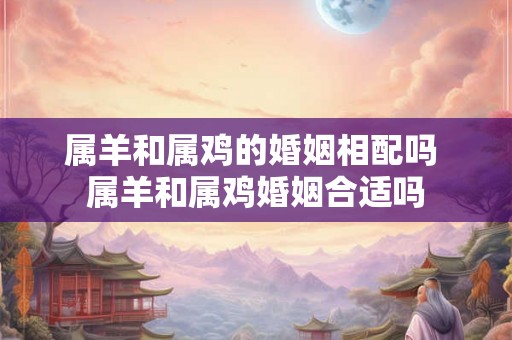 属羊和属鸡的婚姻相配吗 属羊和属鸡婚姻合适吗 属羊和属鸡的婚姻相配吗 属羊和属鸡婚姻合适吗