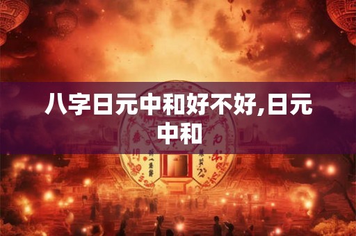 八字日元中和好不好,日元中和 八字日元中和好不好,日元中和