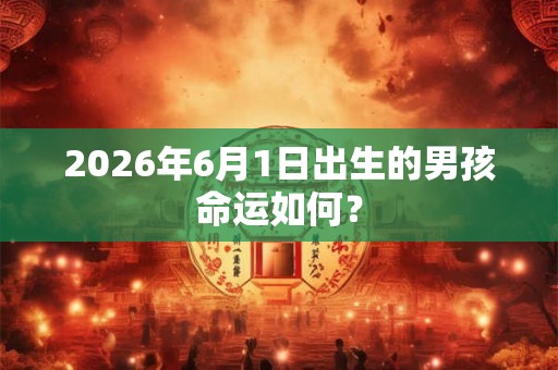 2026年6月1日出生的男孩命运如何？