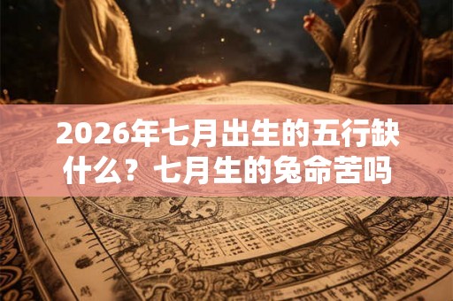 2026年七月出生的五行缺什么？七月生的兔命苦吗