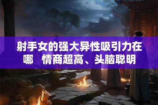 射手女的强大异性吸引力在哪   情商超高、头脑聪明