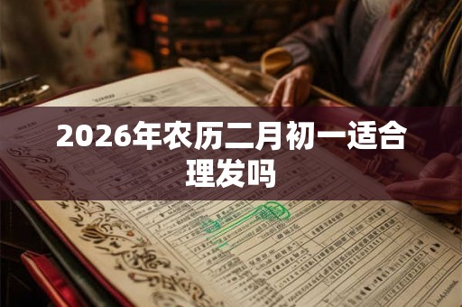 2026年农历二月初一适合理发吗
