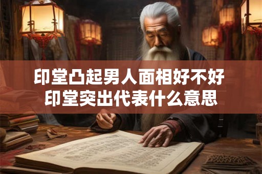 印堂凸起男人面相好不好 印堂突出代表什么意思