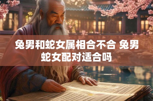 兔男和蛇女属相合不合 兔男蛇女配对适合吗