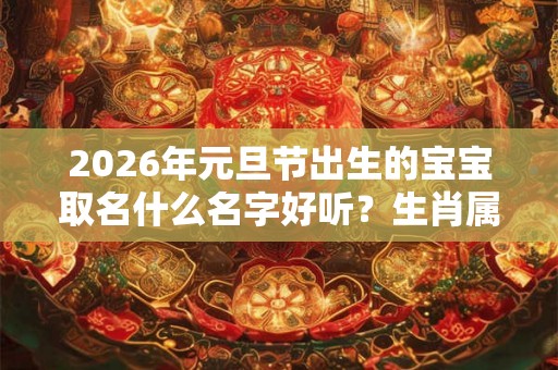 2026年元旦节出生的宝宝取名什么名字好听?生肖属是什么? 2026年元旦节出生的宝宝取名什么名字好听?生肖属是什么?