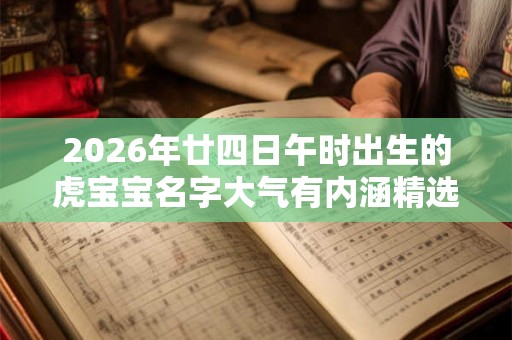 2026年廿四日午时出生的虎宝宝名字大气有内涵精选