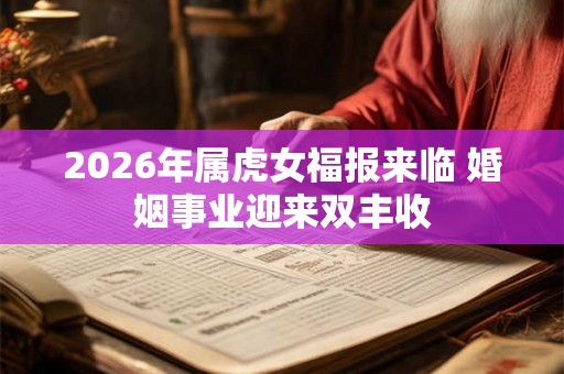2026年属虎女福报来临 婚姻事业迎来双丰收