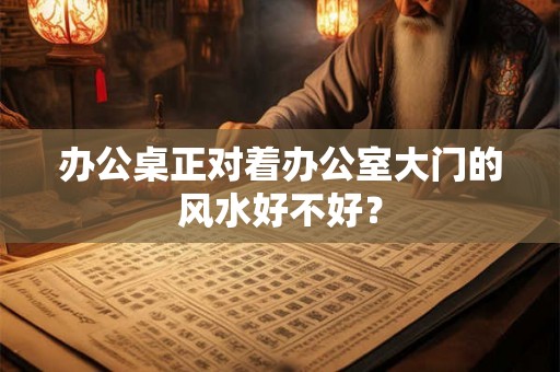 办公桌正对着办公室大门的风水好不好? 办公桌正对着办公室大门的风水好不好?