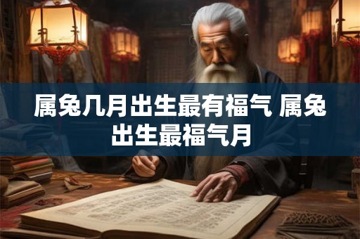 属兔几月出生最有福气 属兔出生最福气月 属兔几月出生最有福气 属兔出生最福气月