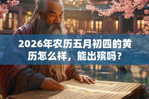 2026年农历五月初四的黄历怎么样，能出殡吗？