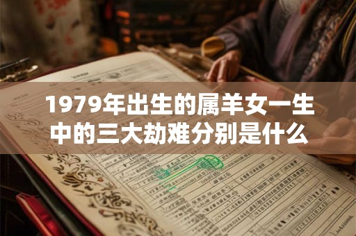 1979年出生的属羊女一生中的三大劫难分别是什么