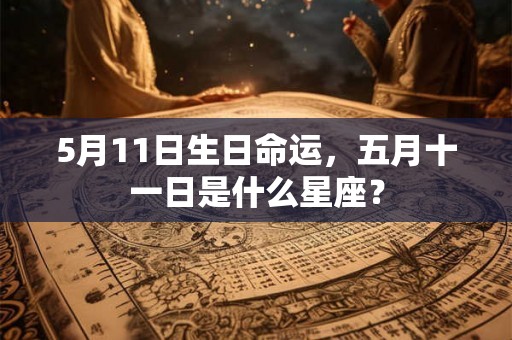 5月11日生日命运，五月十一日是什么星座？