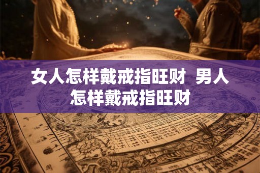 女人怎样戴戒指旺财  男人怎样戴戒指旺财