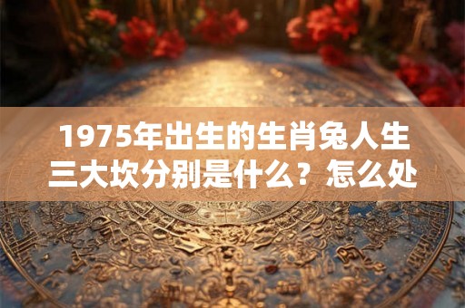 1975年出生的生肖兔人生三大坎分别是什么？怎么处理化解？