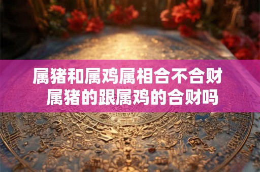 属猪和属鸡属相合不合财  属猪的跟属鸡的合财吗